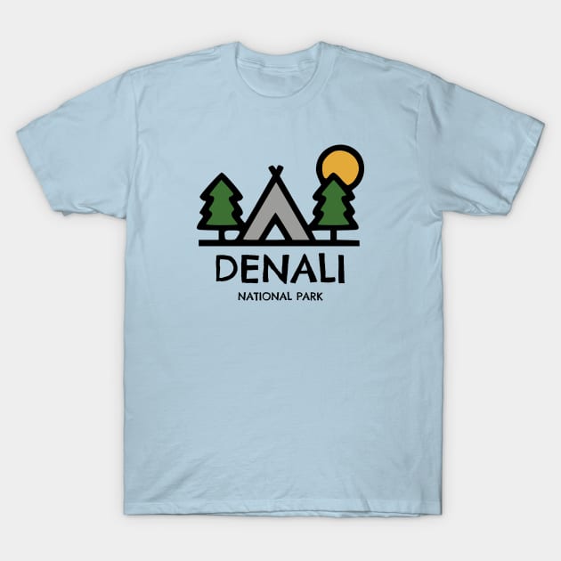 Denali National Park T-Shirt by esskay1000